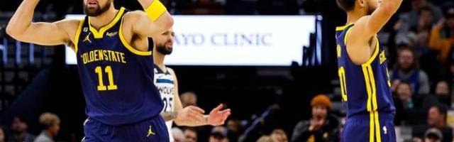 开云官方网站-勇士走上冲刺快车道 库明加成长为金州更添甜蜜